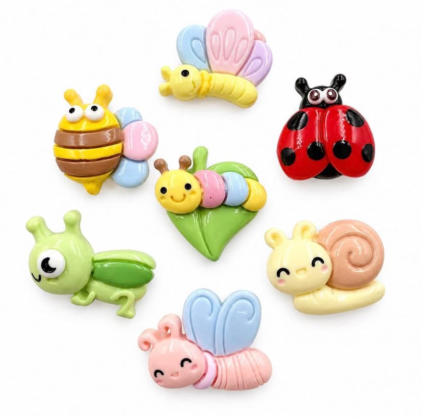 Kawaii Garden Bug Charm